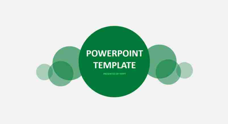 简约绿色多功能通用PPT模板